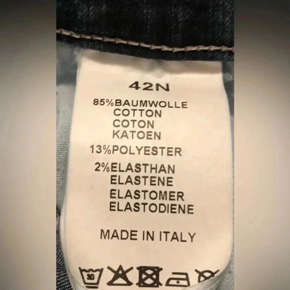 Vanilia Italian Women’s Denim Jeans “Marilyn”. Size 42N=10 US Made in Italy. EUC - Picture 12 of 12
